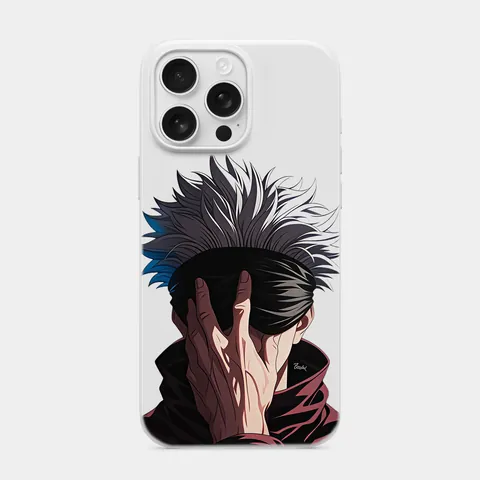 Gojo Uyanışı Beyaz telefon kılıfı