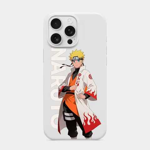 Hokage Pelerini Beyaz telefon kılıfı