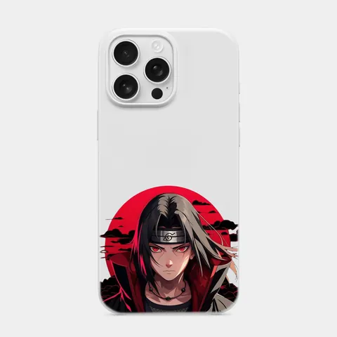 İtachi Kızıl Ay Beyaz telefon kılıfı