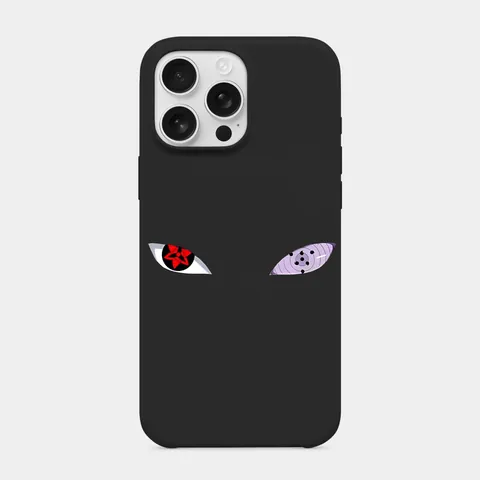 Sasuke'nin Gözleri Siyah telefon kılıfı