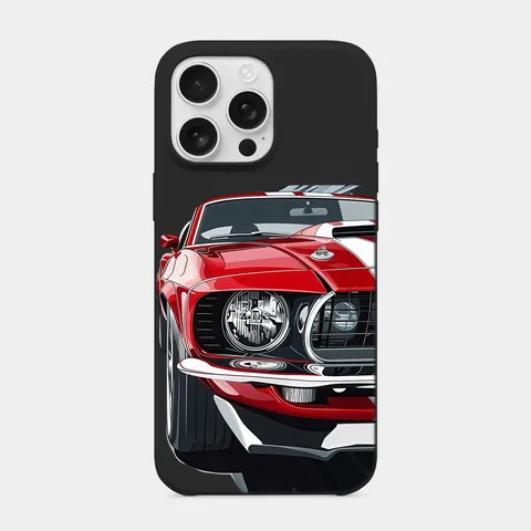 Amerikan Kası Siyah telefon kılıfı