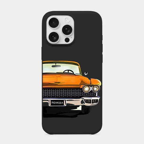 Turuncu Amiral Siyah telefon kılıfı