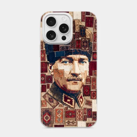 Anadolu Mozaiği Beyaz telefon kılıfı