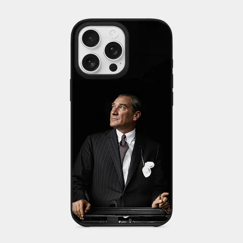 Ufka Bakış Siyah telefon kılıfı