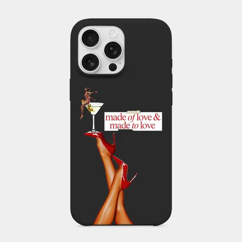 Made to Love Siyah telefon kılıfı