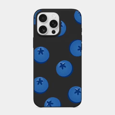 Mavi Taneler Siyah telefon kılıfı