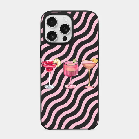 Kokteyl Gecesi Siyah telefon kılıfı