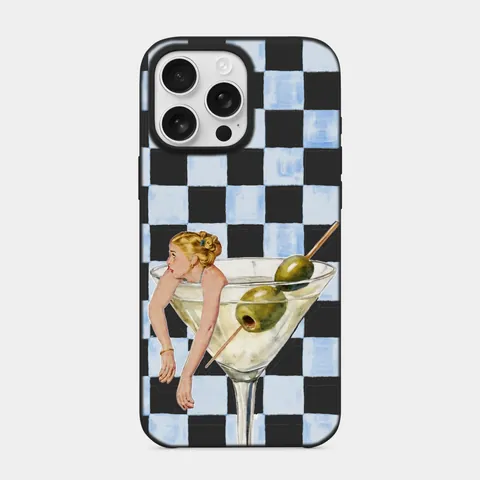 Martini Molası Siyah telefon kılıfı