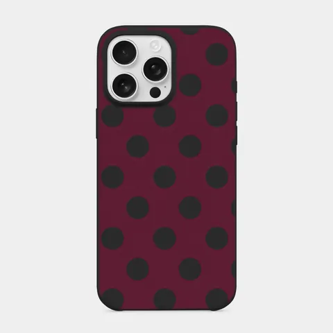 Bordo Benek Siyah telefon kılıfı