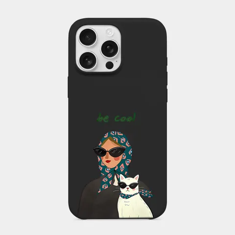 Havalı İkili Siyah telefon kılıfı