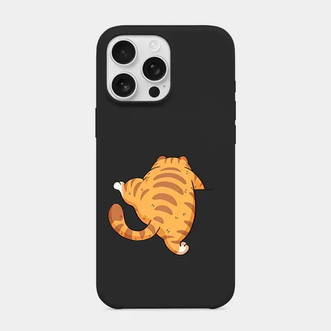 Tombul Sarman Siyah telefon kılıfı