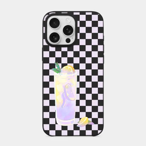 Buzlu Limonata Siyah telefon kılıfı