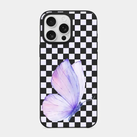 Mor Kanat Siyah telefon kılıfı