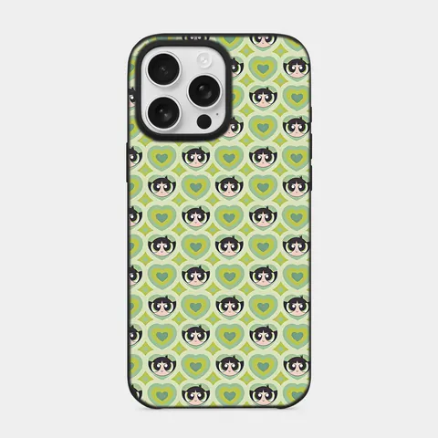Buttercup Kalpleri Siyah telefon kılıfı