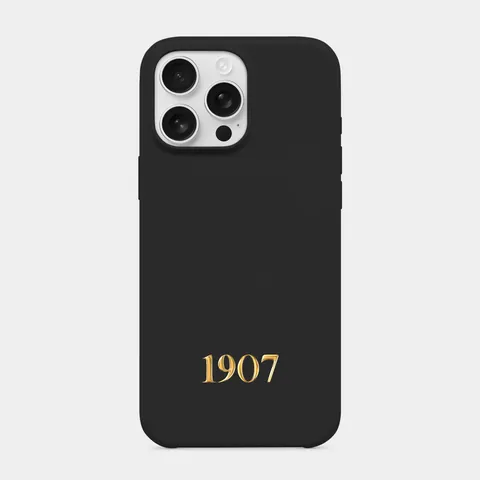 Altın 1907 Siyah telefon kılıfı