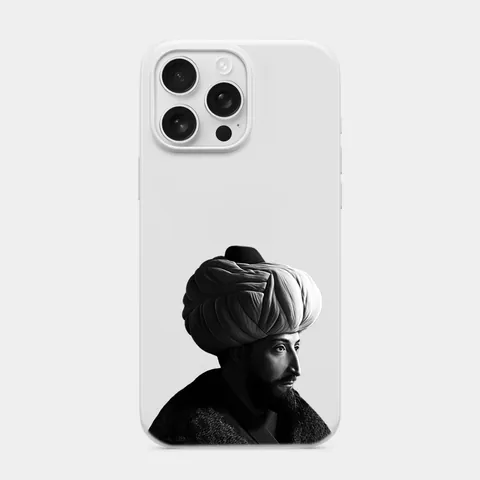 Fatih Portresi Beyaz telefon kılıfı