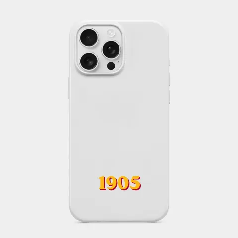 Sarı Kırmızı 1905 Beyaz telefon kılıfı