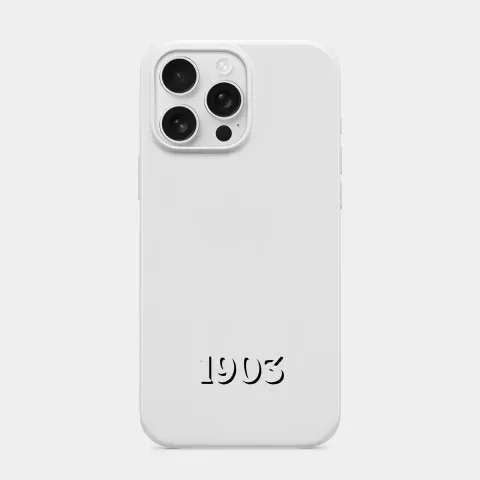 Siyah Beyaz 1903 Beyaz telefon kılıfı