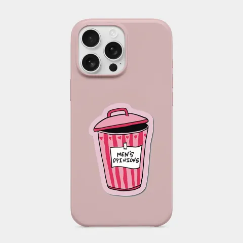 Fikir Çöplüğü Toz Pembe telefon kılıfı