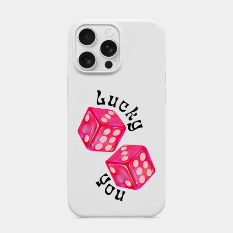 Lucky You Beyaz telefon kılıfı