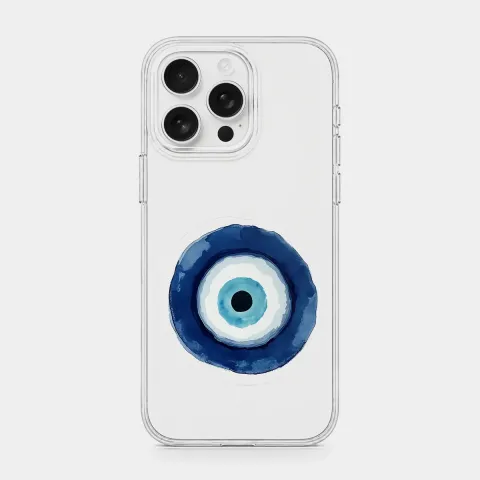Nazar Boncuğu Şeffaf telefon kılıfı