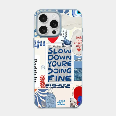 Sticker & Mavi Bebek Mavisi telefon kılıfı