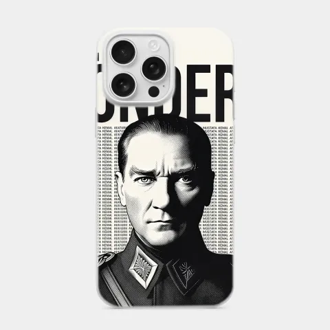 Ulu Önder Beyaz telefon kılıfı