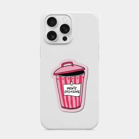 Fikir Çöplüğü Beyaz telefon kılıfı