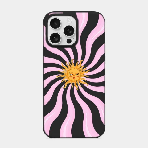 Güneş & Makyaj Siyah telefon kılıfı